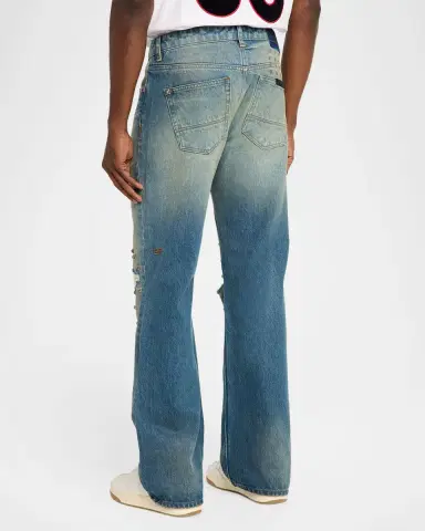 Ksubi Men's Toro Studded Distressed Baggy Jeans | Thumbnail 3 Ksubi Men's Toro Studded Distressed Baggy Jeans | Thumbnail 3