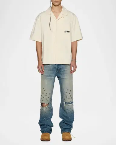 Ksubi Men's Stay Up Logo Camp Shirt | Thumbnail 2 Ksubi Men's Stay Up Logo Camp Shirt | Thumbnail 2