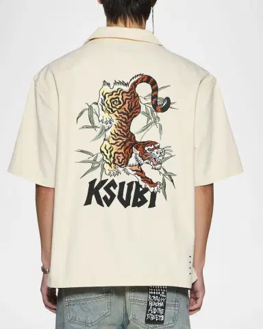 Ksubi Men's Stay Up Logo Camp Shirt | Thumbnail 3 Ksubi Men's Stay Up Logo Camp Shirt | Thumbnail 3