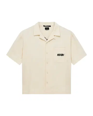 Ksubi Men's Stay Up Logo Camp Shirt | Thumbnail 1 Ksubi Men's Stay Up Logo Camp Shirt | Thumbnail 1
