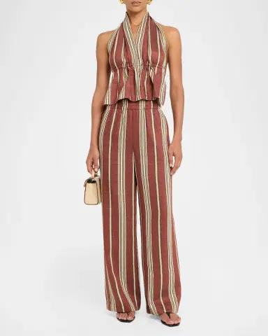 A.L.C. Tyler Stripe Linen Pants | Thumbnail 2 A.L.C. Tyler Stripe Linen Pants | Thumbnail 2