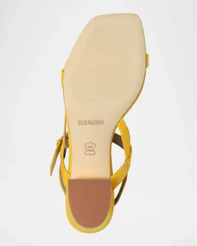 Bernardo 35mm Jinji Leather Strappy Block-Heel Sandals | Thumbnail 5 Bernardo 35mm Jinji Leather Strappy Block-Heel Sandals | Thumbnail 5