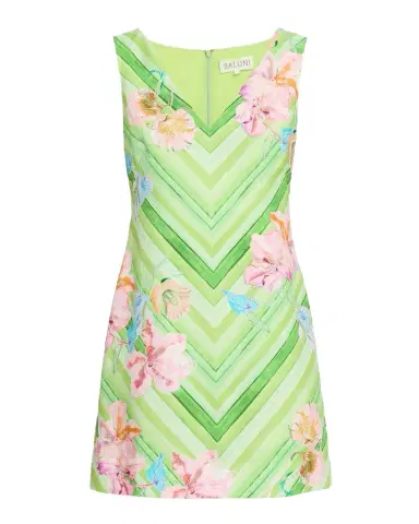 Saloni Alba C Mini Dress | Thumbnail 1 Saloni Alba C Mini Dress | Thumbnail 1
