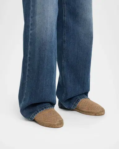 Brunello Cucinelli Embroidered Suede Espadrille Mules | Thumbnail 2 Brunello Cucinelli Embroidered Suede Espadrille Mules | Thumbnail 2