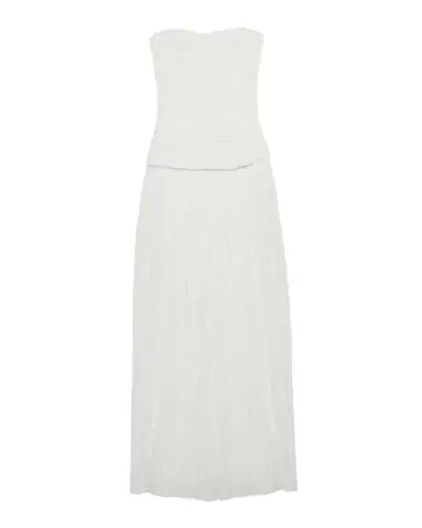 Simkhai Danielle Strapless Crinkle Jersey Bustier Gown | Thumbnail 1 Simkhai Danielle Strapless Crinkle Jersey Bustier Gown | Thumbnail 1