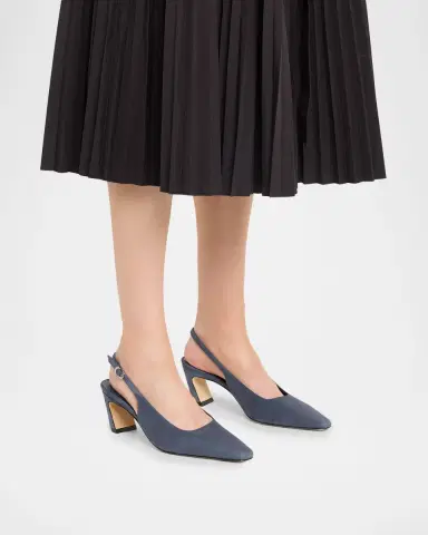 Stuart Weitzman 50mm Stassi Suede Slingback Pumps | Thumbnail 2 Stuart Weitzman 50mm Stassi Suede Slingback Pumps | Thumbnail 2