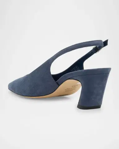 Stuart Weitzman 50mm Stassi Suede Slingback Pumps | Thumbnail 4 Stuart Weitzman 50mm Stassi Suede Slingback Pumps | Thumbnail 4