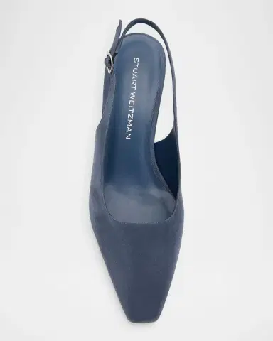 Stuart Weitzman 50mm Stassi Suede Slingback Pumps | Thumbnail 6 Stuart Weitzman 50mm Stassi Suede Slingback Pumps | Thumbnail 6