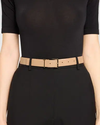 TOM FORD Boutique T Loop Leather Belt | Thumbnail 2 TOM FORD Boutique T Loop Leather Belt | Thumbnail 2