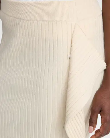 Stella McCartney Rib-Knit Cotton Midi Skirt | Thumbnail 5 Stella McCartney Rib-Knit Cotton Midi Skirt | Thumbnail 5