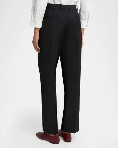 Jil Sander Pleated Wool-Mohair Trousers | Thumbnail 2 Jil Sander Pleated Wool-Mohair Trousers | Thumbnail 2
