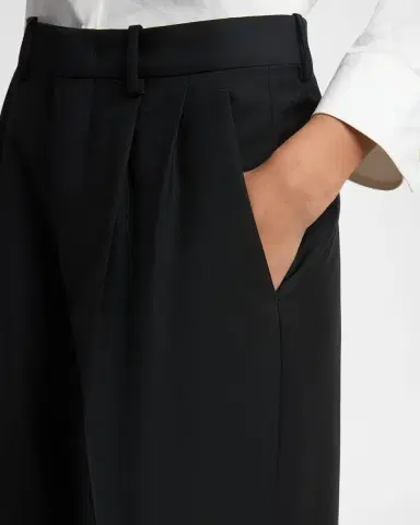 Jil Sander Pleated Wool-Mohair Trousers | Thumbnail 4 Jil Sander Pleated Wool-Mohair Trousers | Thumbnail 4