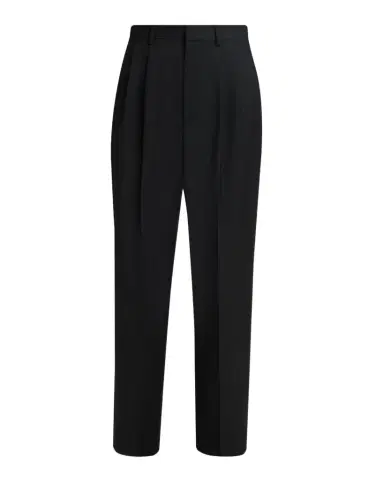 Jil Sander Pleated Wool-Mohair Trousers | Thumbnail 1 Jil Sander Pleated Wool-Mohair Trousers | Thumbnail 1