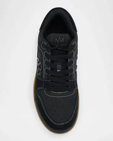 AMIRI Logo Leather Low-Top Sneakers | Thumbnail 4 AMIRI Logo Leather Low-Top Sneakers | Thumbnail 4