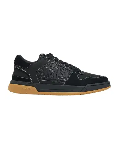 AMIRI Logo Leather Low-Top Sneakers | Thumbnail 1 AMIRI Logo Leather Low-Top Sneakers | Thumbnail 1