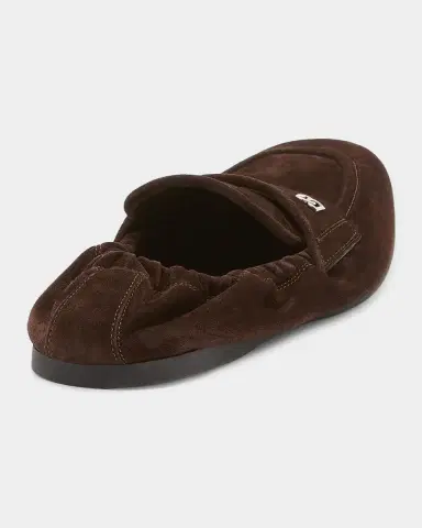 Dolce & Gabbana Men's Suede DG-Logo Elastic Penny Loafers | Thumbnail 2 Dolce & Gabbana Men's Suede DG-Logo Elastic Penny Loafers | Thumbnail 2