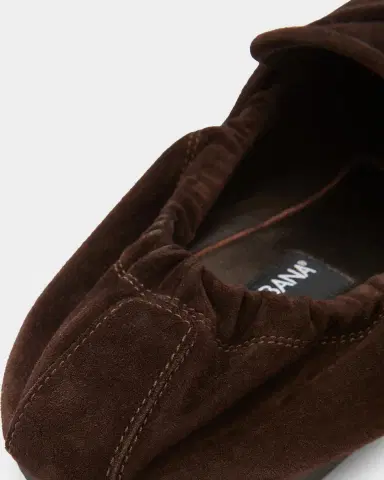 Dolce & Gabbana Men's Suede DG-Logo Elastic Penny Loafers | Thumbnail 5 Dolce & Gabbana Men's Suede DG-Logo Elastic Penny Loafers | Thumbnail 5