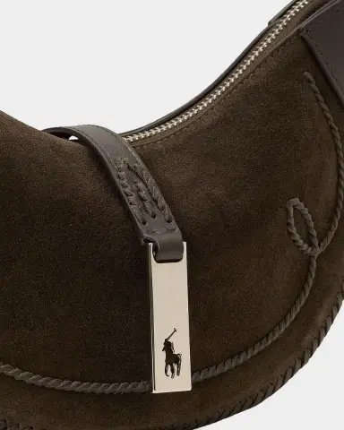 Polo Ralph Lauren Polo ID Suede Western Shoulder Bag | Thumbnail 5 Polo Ralph Lauren Polo ID Suede Western Shoulder Bag | Thumbnail 5