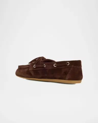 Miu Miu Fringe Suede Moccasin Loafers | Thumbnail 4 Miu Miu Fringe Suede Moccasin Loafers | Thumbnail 4