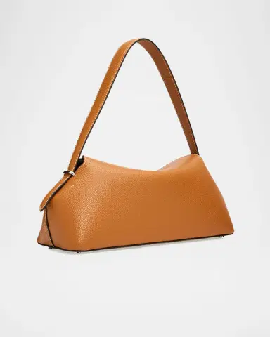 TOTEME Grained Leather T-Lock Shoulder Bag | Thumbnail 3 TOTEME Grained Leather T-Lock Shoulder Bag | Thumbnail 3