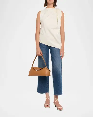 TOTEME Grained Leather T-Lock Shoulder Bag | Thumbnail 5 TOTEME Grained Leather T-Lock Shoulder Bag | Thumbnail 5