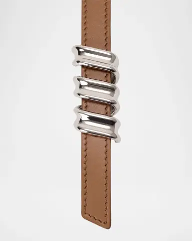 Loewe Reversible Coil Belt in Smooth Calfskin | Thumbnail 4 Loewe Reversible Coil Belt in Smooth Calfskin | Thumbnail 4