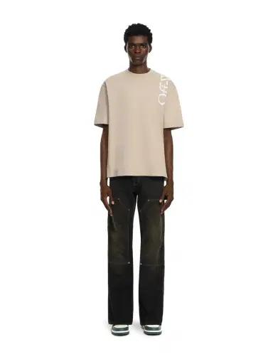 Off-White Vertical Bookish Skate Short Sleeve T-Shirt | Thumbnail 2 Off-White Vertical Bookish Skate Short Sleeve T-Shirt | Thumbnail 2