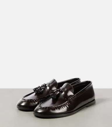 The Row Men's leather penny loafers | Thumbnail 3 The Row Men's leather penny loafers | Thumbnail 3