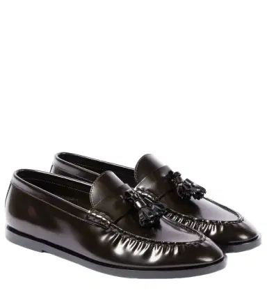 The Row Men's leather penny loafers | Thumbnail 1 The Row Men's leather penny loafers | Thumbnail 1