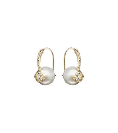 Sydney Evan 14kt gold earrings with pearls and diamonds | Thumbnail 1 Sydney Evan 14kt gold earrings with pearls and diamonds | Thumbnail 1