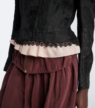 Chloé Chloé Wool and silk-blend jacquard lace jacket | Thumbnail 4 Chloé Chloé Wool and silk-blend jacquard lace jacket | Thumbnail 4