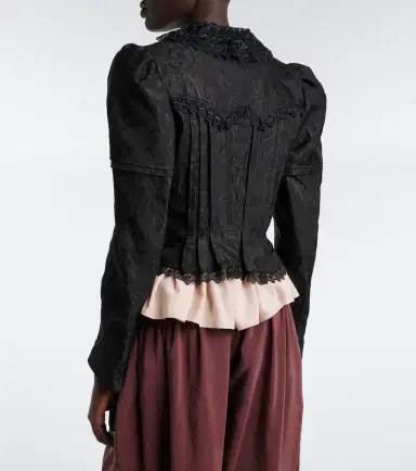 Chloé Chloé Wool and silk-blend jacquard lace jacket | Thumbnail 6 Chloé Chloé Wool and silk-blend jacquard lace jacket | Thumbnail 6