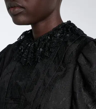 Chloé Chloé Wool and silk-blend jacquard lace jacket | Thumbnail 7 Chloé Chloé Wool and silk-blend jacquard lace jacket | Thumbnail 7