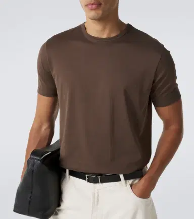 Sunspel Cotton jersey T-shirt | Thumbnail 5 Sunspel Cotton jersey T-shirt | Thumbnail 5