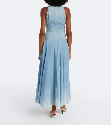 Ralph Lauren Collection Peyten denim maxi dress | Thumbnail 4 Ralph Lauren Collection Peyten denim maxi dress | Thumbnail 4