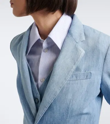 Ralph Lauren Collection Denim blazer | Thumbnail 3 Ralph Lauren Collection Denim blazer | Thumbnail 3