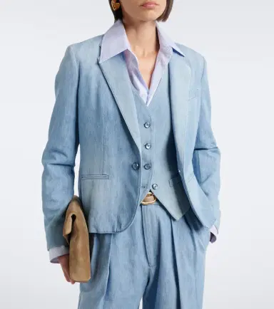 Ralph Lauren Collection Denim blazer | Thumbnail 6 Ralph Lauren Collection Denim blazer | Thumbnail 6