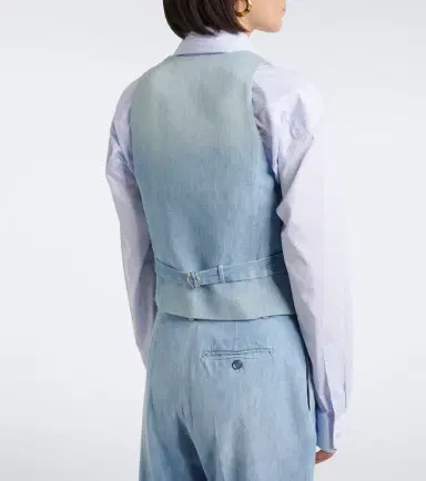 Ralph Lauren Collection Denim vest | Thumbnail 3 Ralph Lauren Collection Denim vest | Thumbnail 3