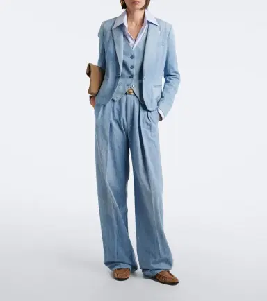 Ralph Lauren Collection Denim vest | Thumbnail 4 Ralph Lauren Collection Denim vest | Thumbnail 4
