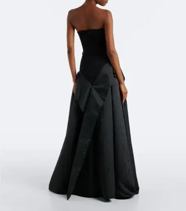 Safiyaa Anneline ruffled strapless gown | Thumbnail 3 Safiyaa Anneline ruffled strapless gown | Thumbnail 3