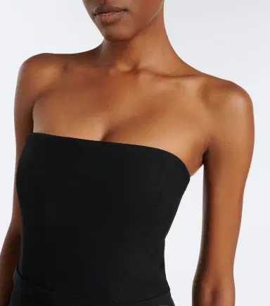 Safiyaa Anneline ruffled strapless gown | Thumbnail 6 Safiyaa Anneline ruffled strapless gown | Thumbnail 6