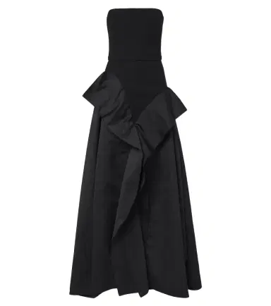 Safiyaa Anneline ruffled strapless gown | Thumbnail 1 Safiyaa Anneline ruffled strapless gown | Thumbnail 1