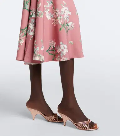 Erdem Floral asymmetric floral cady midi dress | Thumbnail 4 Erdem Floral asymmetric floral cady midi dress | Thumbnail 4