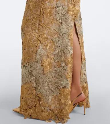 Oscar de la Renta Guipure lace gown | Thumbnail 5 Oscar de la Renta Guipure lace gown | Thumbnail 5