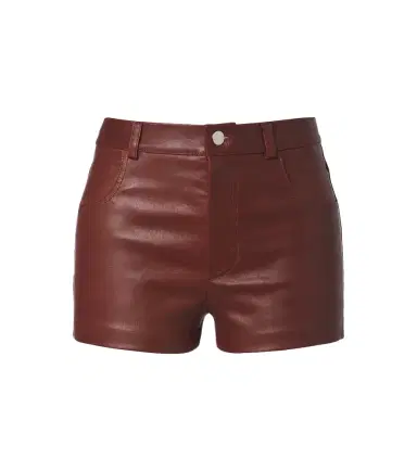 STOULS Roxie mid-rise leather shorts | Thumbnail 1 STOULS Roxie mid-rise leather shorts | Thumbnail 1