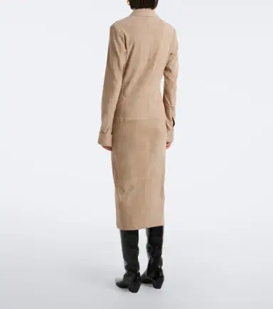 STOULS Becky suede shirt dress | Thumbnail 3 STOULS Becky suede shirt dress | Thumbnail 3