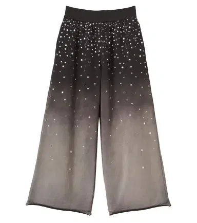 Monnalisa Embellished cotton jersey sweatpants | Thumbnail 1 Monnalisa Embellished cotton jersey sweatpants | Thumbnail 1