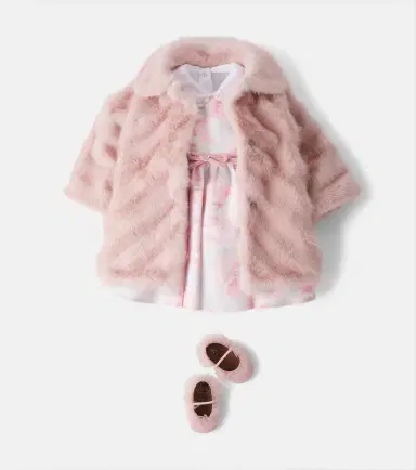 MONNALISA Baby striped coat | Thumbnail 4 MONNALISA Baby striped coat | Thumbnail 4