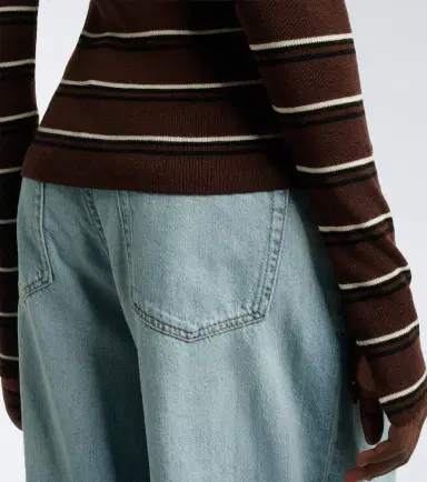 Ganni Striped wool polo sweater | Thumbnail 5 Ganni Striped wool polo sweater | Thumbnail 5
