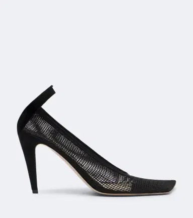 CHRISTEN Edge Stretch suede-trimmed mesh pumps | Thumbnail 4 CHRISTEN Edge Stretch suede-trimmed mesh pumps | Thumbnail 4